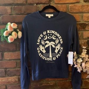 Spiritual Gangster Navy Top